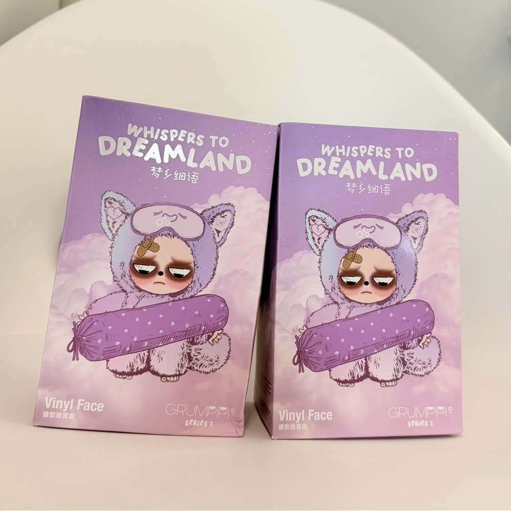 100% authentic Grumpipi V2 “Whispers to Dreamland” series blind box x2